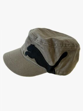 Vintage Y2K Army Green Puma Hat Cap